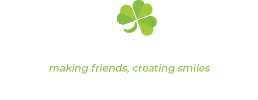 Three Leaf Orthodontics White Green Logo